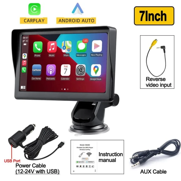 Universal 7-inch Car Multimedia Receiver — Stereo Receivers, Auto Accessories Home