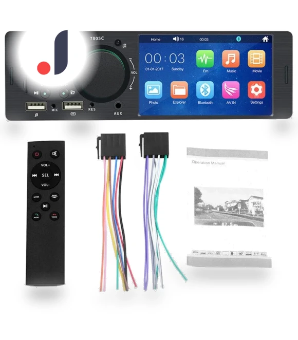 4.1” Touch Screen Car Radio Receiver — Stereo Receivers, Simplistic Living Home