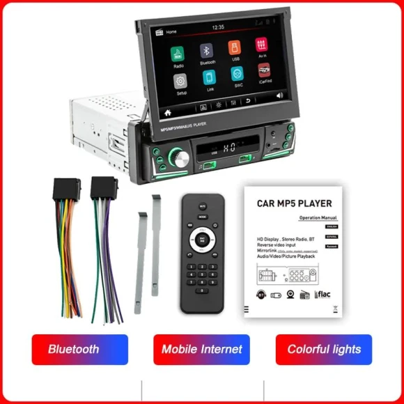 7-inch Car Radio with Touch Screen — Car Installation Essentials, Simplistic Living Home
