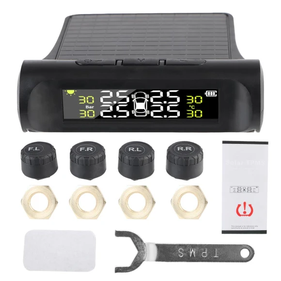 Digital LCD Display Tire Pressure Monitoring System — TPMS Sensor Replacements, AINYSZIN Automotive Parts
