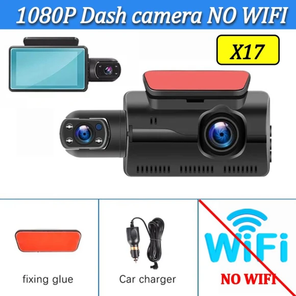 Dual Lens Car Dash Cam — Dashboard Cameras, Auto Accessories Home