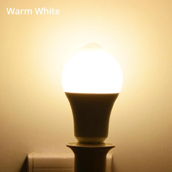 E27 PIR Motion Sensor LED Lamp — Outdoor Security & Flood Lighting, 888 Auto Parts Town