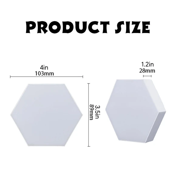 Hexagonal Touch LED Wall Light — Wall Lighting, Homeware Essentials