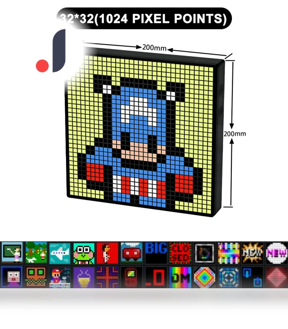 LED Pixel Art Display — Dot Matrix Modules, Lntelligent Living Hall