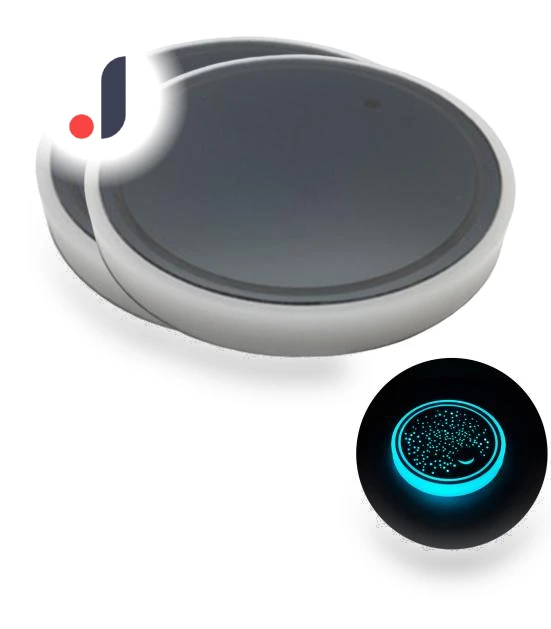 Rechargeable Smart Sensing Car Cup Holder Lights — Courtesy Lamp, Car Maintenance