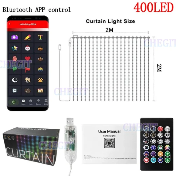 Smart Curtains with LED Lighting — Kids' Décor, Auto Accessories Home