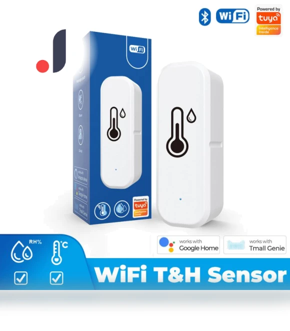 Smart Temperature and Humidity Sensor — Home Climate Control, Tuya