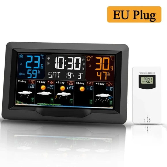 Smart Weather Station with Color Display — Home Climate Control, Home Furnishing Department Mall