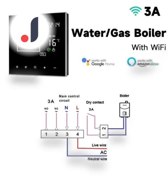 Smart WiFi Thermostat with LCD Touch Screen — Home Climate Control, HIMO Group