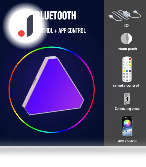 WIFI Triangle LED Wall Light — Wall Lighting, Build My Home
