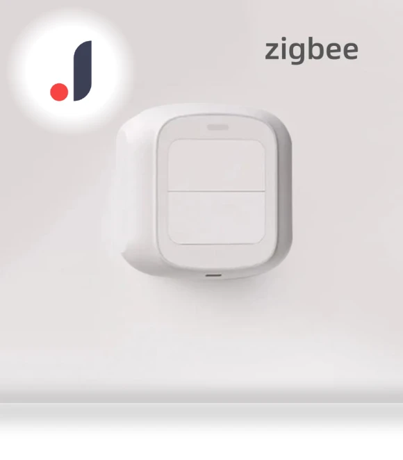 Wireless 2-Channel Scene Switch ZigBee Push Remoter Panel — Smart Home Hubs & Controllers, Home Of Auto Parts