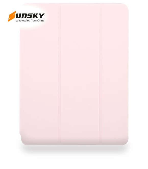 Acrylic TPU 3-folding Rotating Smart Tablet Leather Case for iPad Pro 11 — Cases, GEBEI