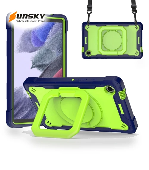 Handle Robot Silicone Hybrid PC Tablet Case for Samsung Galaxy Tab A9 — Cases, Samsung