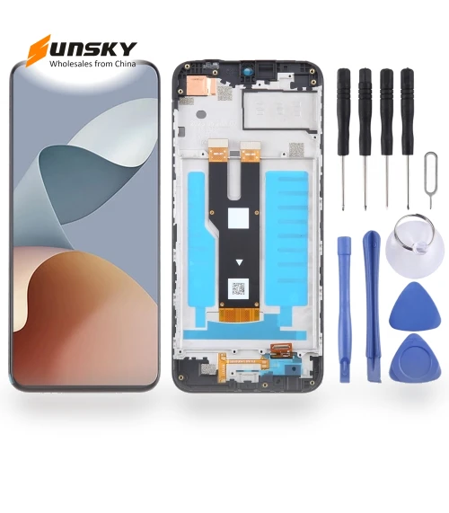 ZTE Blade V50 Smart 7060 LCD Screen Digitizer Full Assembly with Frame — Screens, ZTE