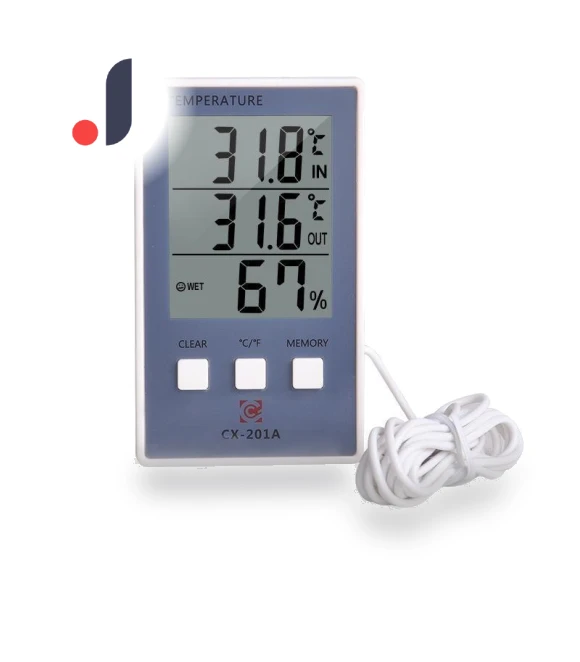 Aquarium Thermometer and Humidity Meter with Dual Display Temperature — Thermometers, Apex Gear