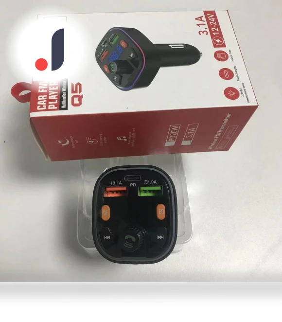 Bluetooth Car Charger with Dual Ports — Phone Accessories, AI Supermarket