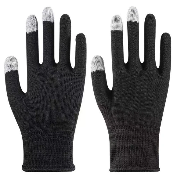 Carbon Fiber Gloves with Three-Finger Touchscreen — Gloves, Warm Land