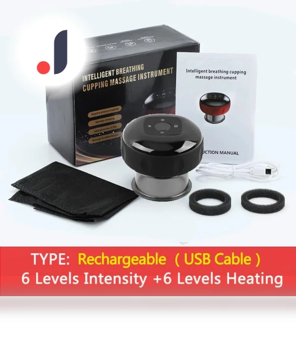 Electric Vacuum Cupping Massager — Massage Equipment, Cozy Cottage-Relax