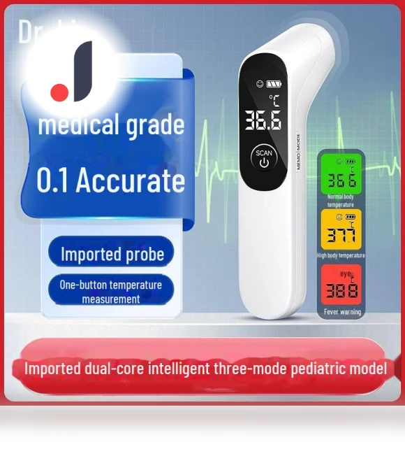 Infrared Portable Forehead Thermometer — Baby Thermometers, Small Appliances