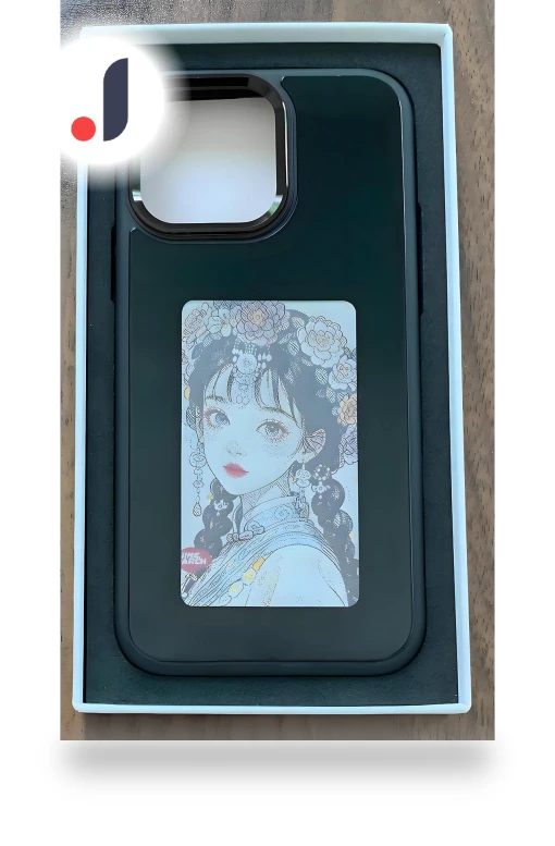 Ink Screen NFC DIY Projection Case — Mobile Devices & Accessories, Super Case
