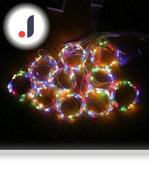 LED Curtain Lights — Garden Illumination, AI Supermarket