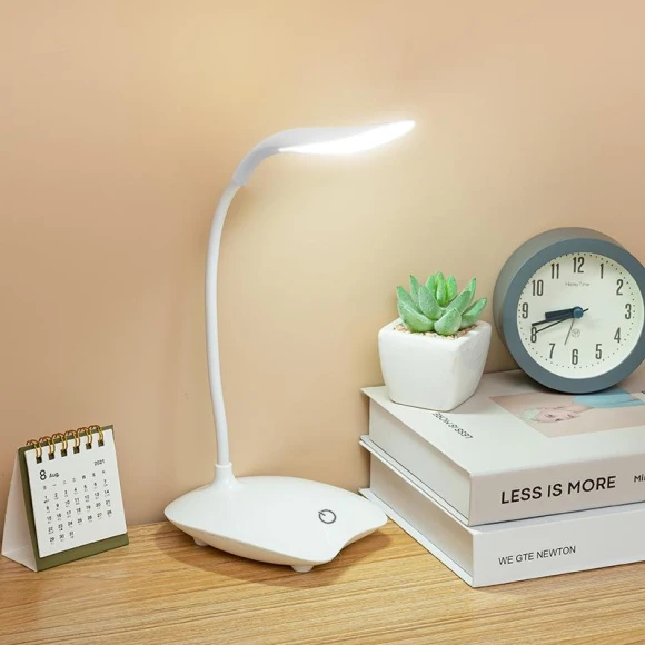 LED Desk Lamp with Touch Control and USB Charging — Study & Desk Lighting, AI Supermarket