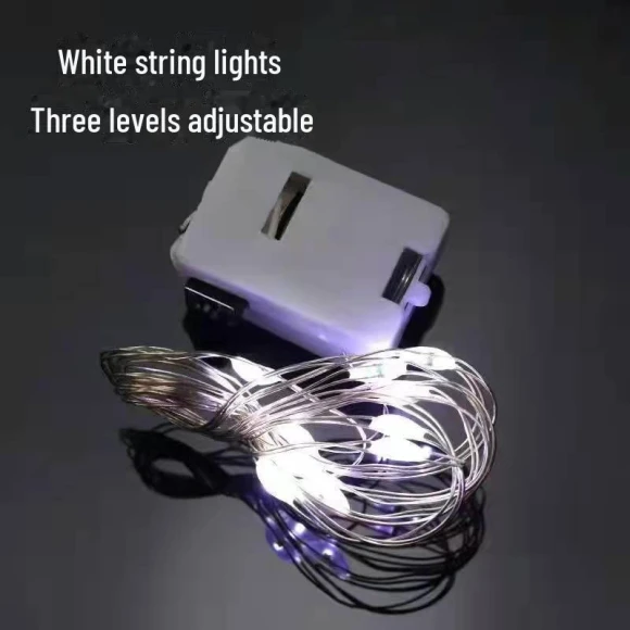 LED Flower Star Garland — String Lights, AI Supermarket