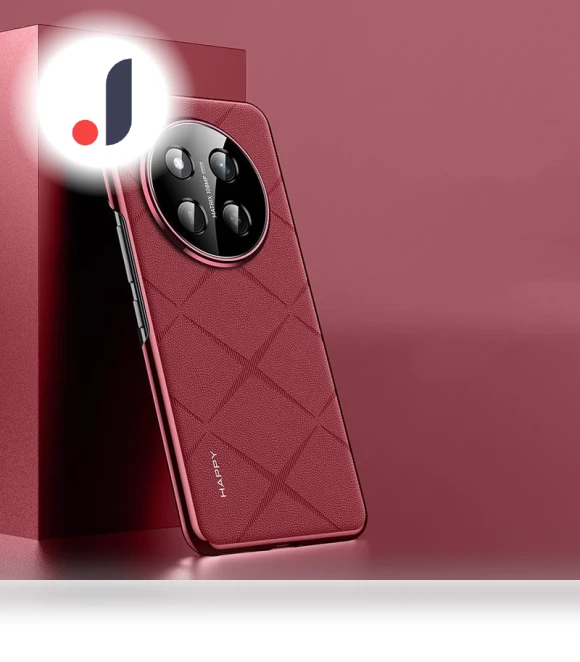 Luxury Mesh Pattern PU Leather Case — Phone Accessories, KEYSION