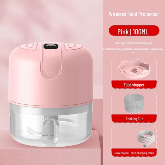 Mini Wireless Garlic Press — Mincers, AI Supermarket