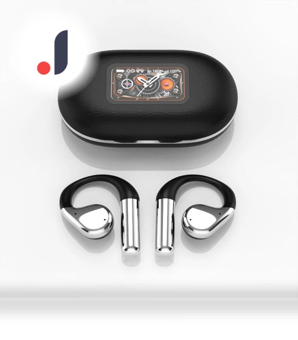 Open Ear Smart Screen with Noise Cancelling — Headsets, Admisitr