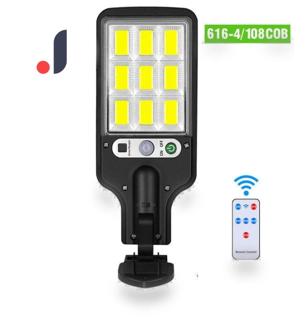Outdoor Solar Light with Motion Sensor and Remote Control — Outdoor Security & Flood Lighting, AI Supermarket