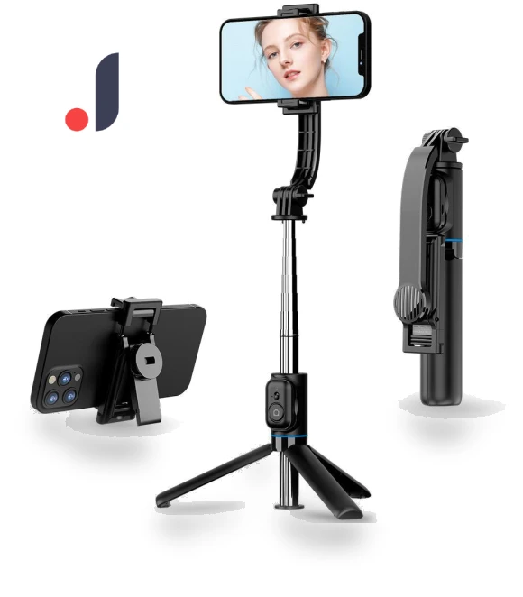 Selfie Stick with Detachable Clip and Desktop Holder — Selfie Sticks, CYKE