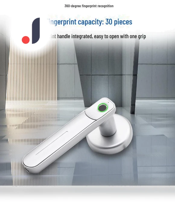 Smart Door Lock with Fingerprint Scanner — Padlocks & Hasps, Apex Gear