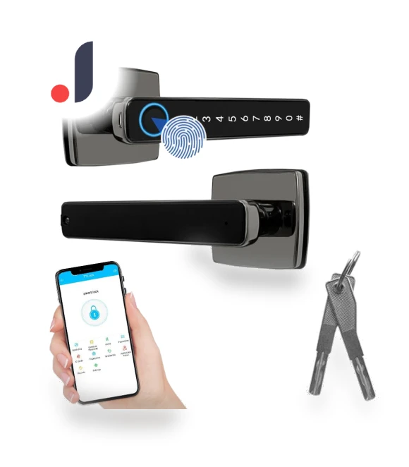 Smart Door Lock with Fingerprint — Locks, TOMTOP JMS