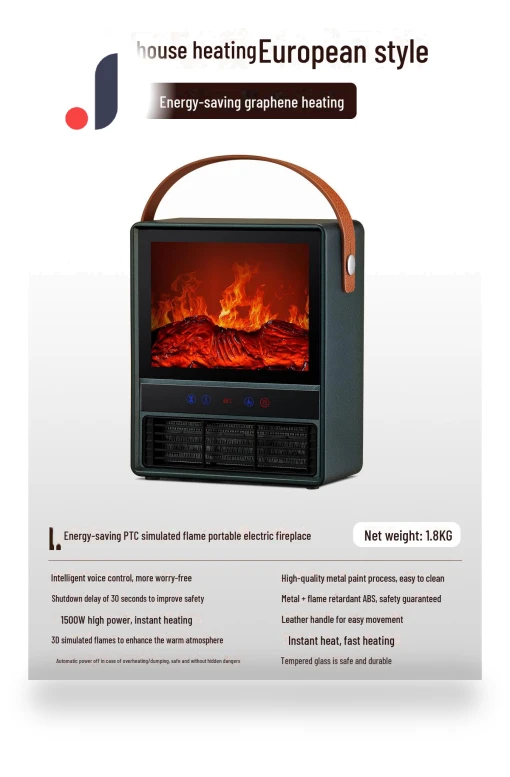 Smart Graphene Flame Heater — Heaters, Perfect choice for your home