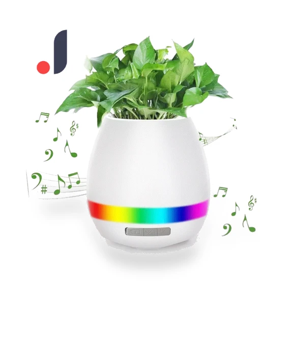 Smart LED Musical Flower Pot — Vases, Tooarts