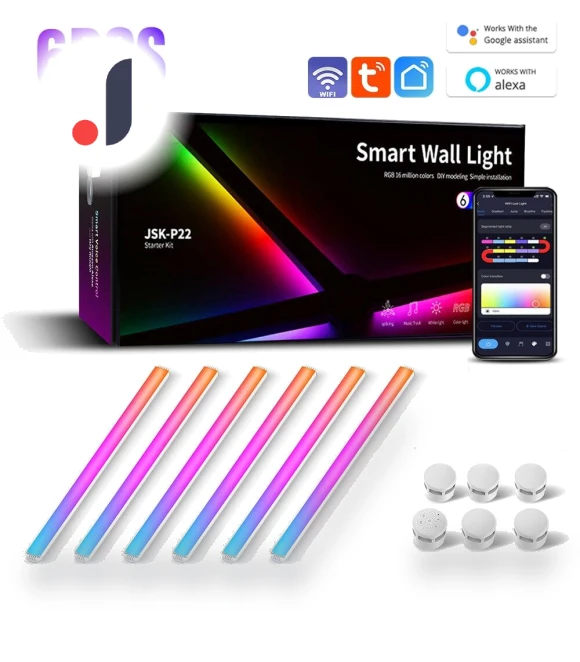 Smart Wall Lamp RGBIC Light Bar — Creative Lighting Solutions, Build My Home