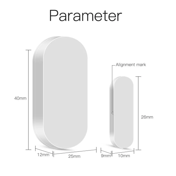Smart Wireless Door and Window Sensor — Smart Home Security, TopSky