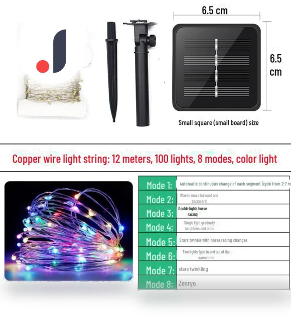 Solar-Powered LED Fairy Lights — Garden Illumination, Smarter than future