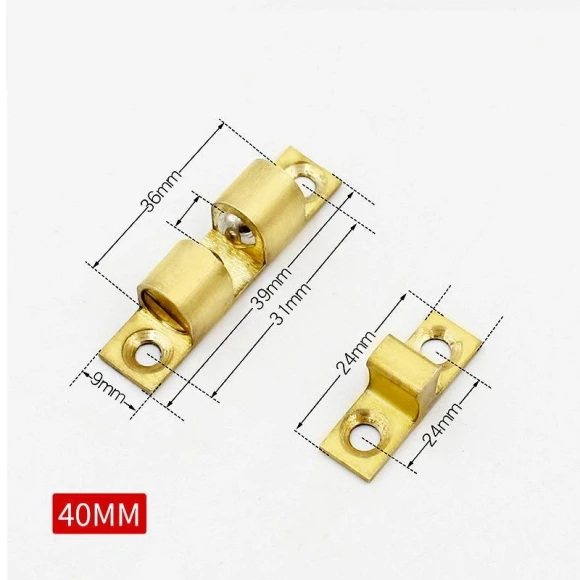 Thickened Copper Ball Touch Door Lock — Catches, AI Supermarket