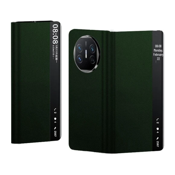 Ultra Thin Leather Smart Window Case — Basic Cases, Super Case