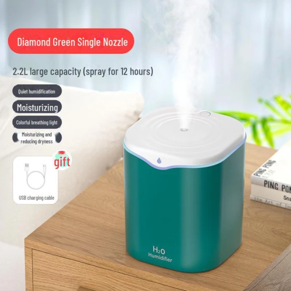 USB Air Humidifier with Dual Spray — Air Moisturizers, Perfect choice for your home