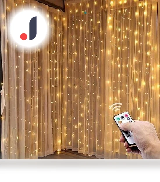 USB Remote Control for Copper Wire Curtains — String Lights, AI Supermarket