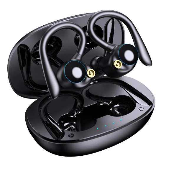 Waterproof Sports Bluetooth Headset with Over-Ear Hook — Headsets, SmartGears