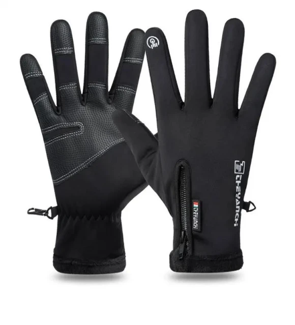 Winter Motorcycle Gloves with Touchscreen — Gloves, 888 Auto Parts Town