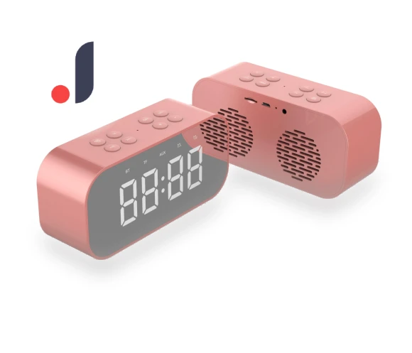 Wireless Bluetooth LED Alarm Clock with Speaker and Mirror — Alarm, Smarter than future