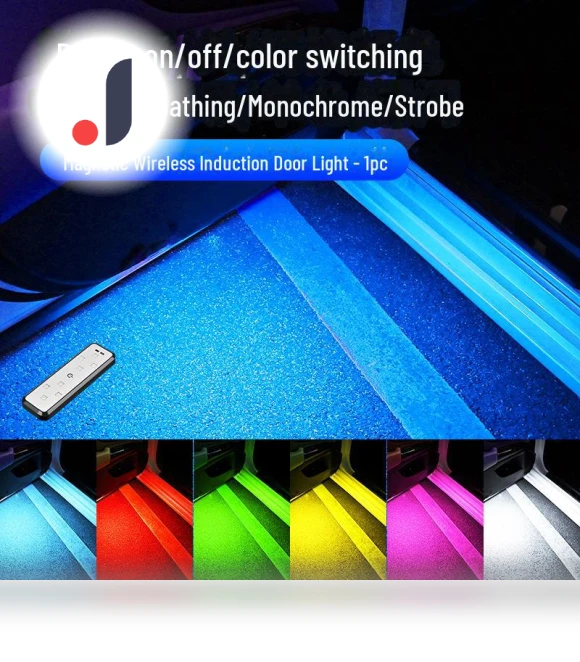 Wireless Car Door Warning Lights — Vehicle Safety Signals, AI Supermarket