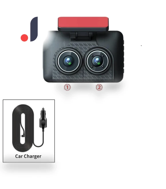 3-channel Full HD 1080P Car Dashcam — Dashboard Cameras, CANKE