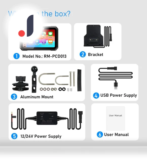 7-inch Motorcycle Carplay Display — Navigation & GPS Accessories, Happy Home Mall