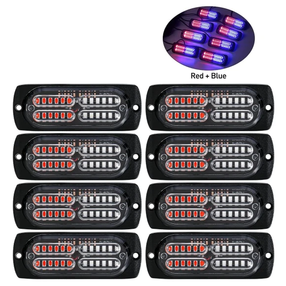 8-in-1 LED Grill Light — Trailer Lights, Cars Auto Home